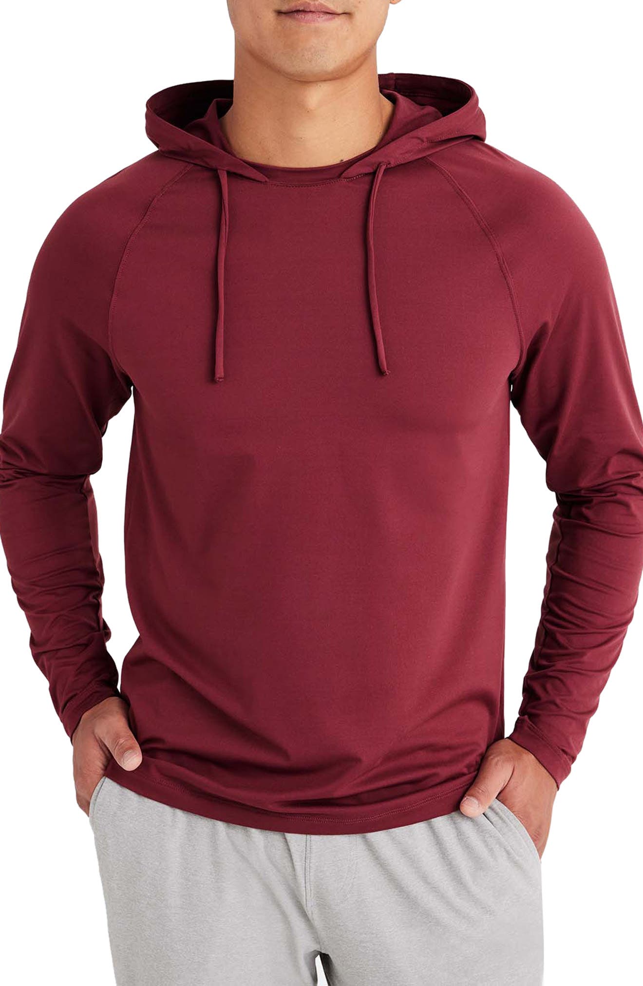 dark red sweatshirt mens