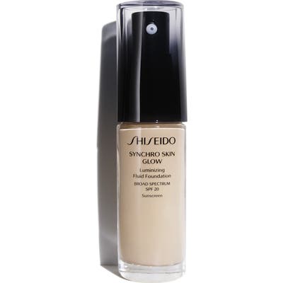 Shiseido Synchro Skin Glow Luminizing Fluid Foundation Broad Spectrum Spf 20 - N1