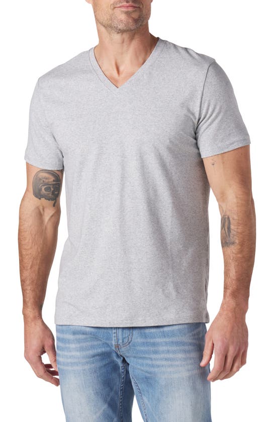 Shop The Normal Brand Puremeso V-neck T-shirt In Grey