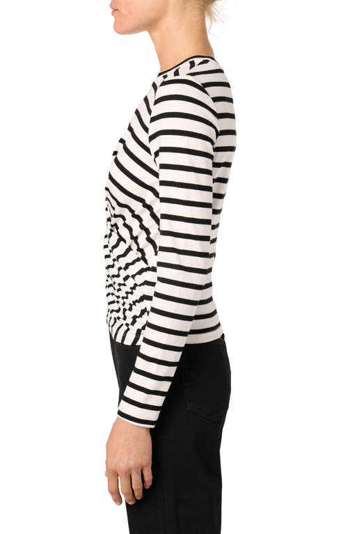 JOE'S JOE'S LONG SLEEVE WRAP FRONT TOP 