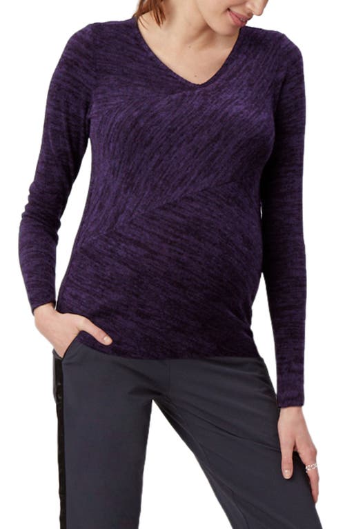 Directional Knit Maternity Top in Concord