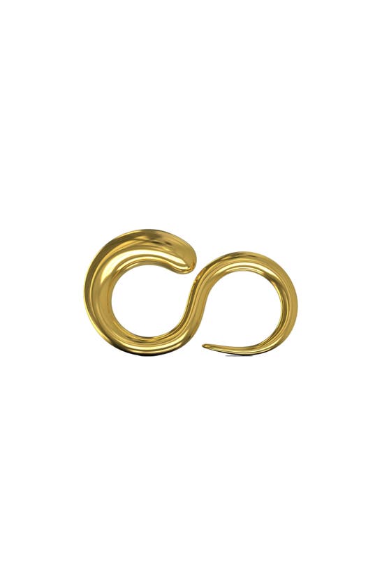 Shop Khiry Adder Two Finger Ring In Polished Gold
