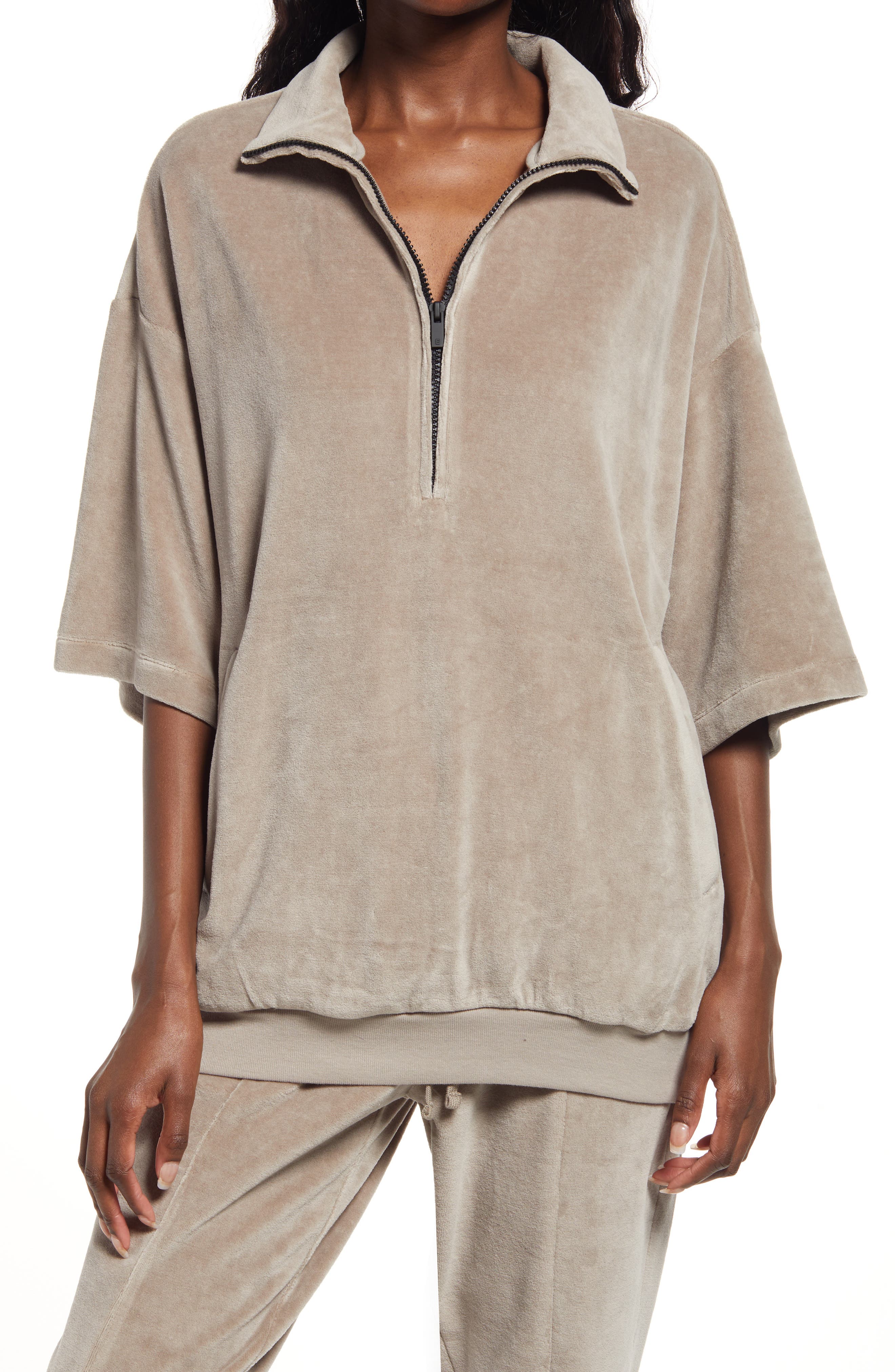 womens velour sweatshirt | Nordstrom