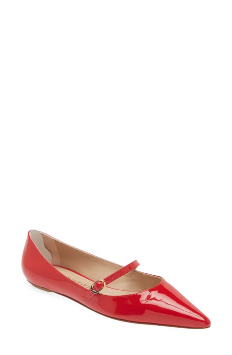 Women's Red Mary Jane Flats | Nordstrom
