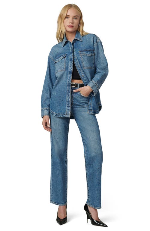 Shop Joe's The Katrina Studded Denim Shirt Jacket In Stargazes