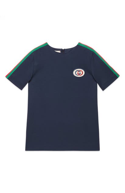 GUCCI EMBROIDERED STRIPE TUNIC,571377XJBEB