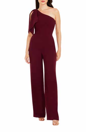 Dress the Population Gloria Front Zip Jumpsuit Nordstrom