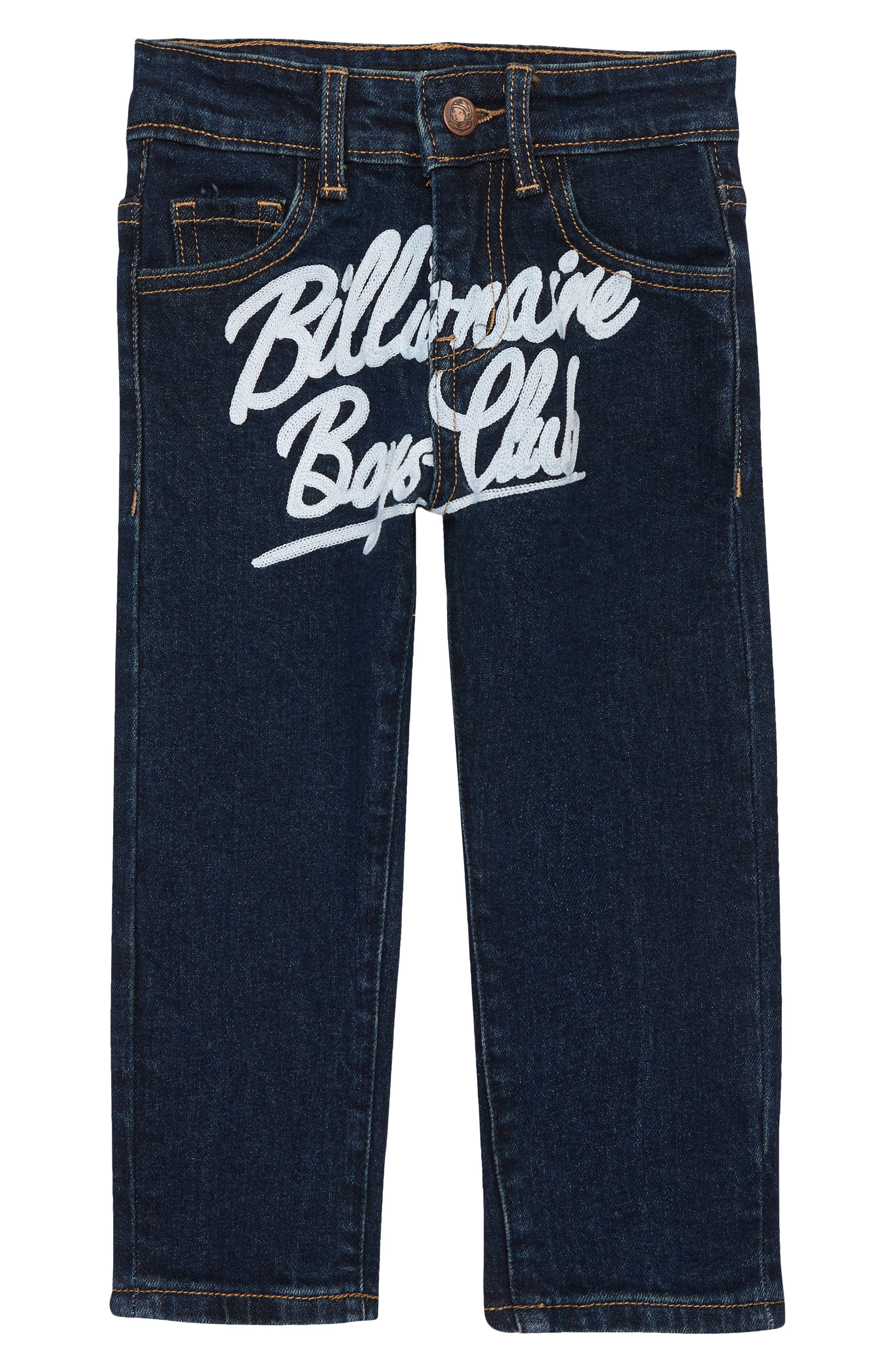 Billionaire Boys Club Kids' BB Script Jeans in Big Dipper at Nordstrom, Size 2T Us