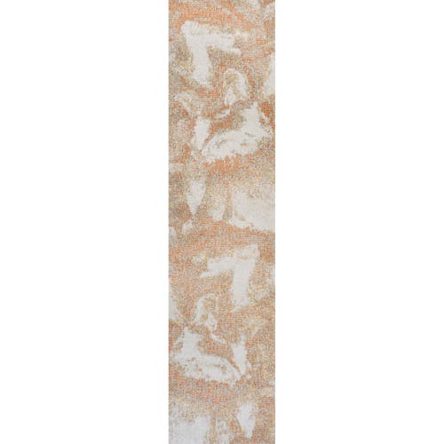 Jonathan Y Petalo Abstract Two-tone Modern Area Rug In Orange/beige/cream