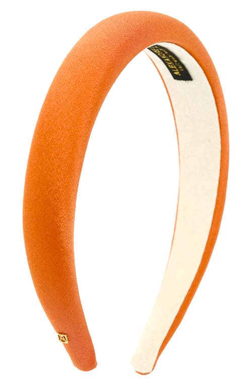 Alexandre de Paris Silk Blend Headband in Orange at Nordstrom