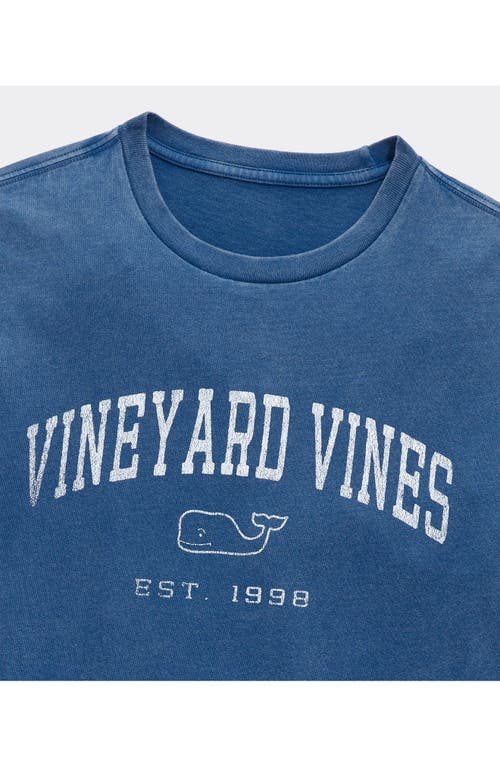 Shop Vineyard Vines Thimble Mainline Graphic T-shirt In Moonshine