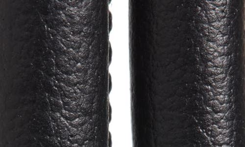 Shop Isabel Marant Silvia Leather Belt In Black/silver