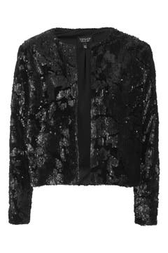 Topshop Velvet Sequin Jacket | Nordstrom