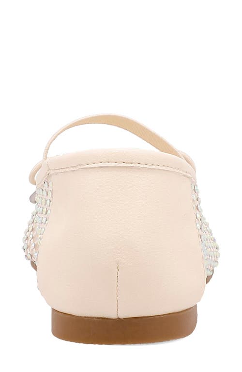 Mia Unica Mary Jane Flat In Bone