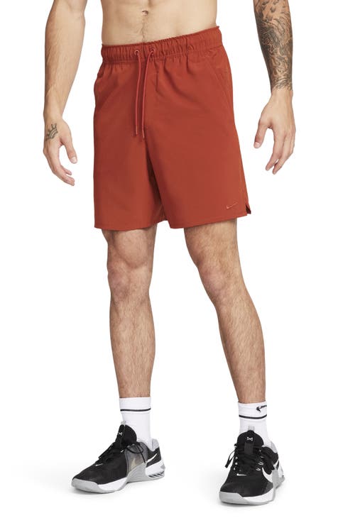 All in Motion Men's Hybrid Shorts 7 -, Orange, Small 