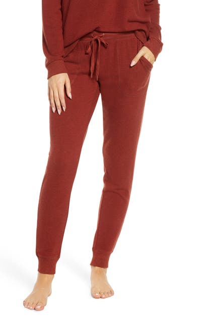 Pj Salvage Peachy In Color Lounge Jogger Pants In Whiskey | ModeSens