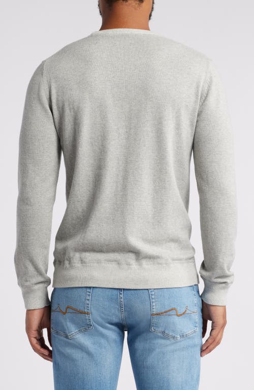 Shop Rails Burns Cotton & Cashmere Crewneck Sweater In Grey Heather