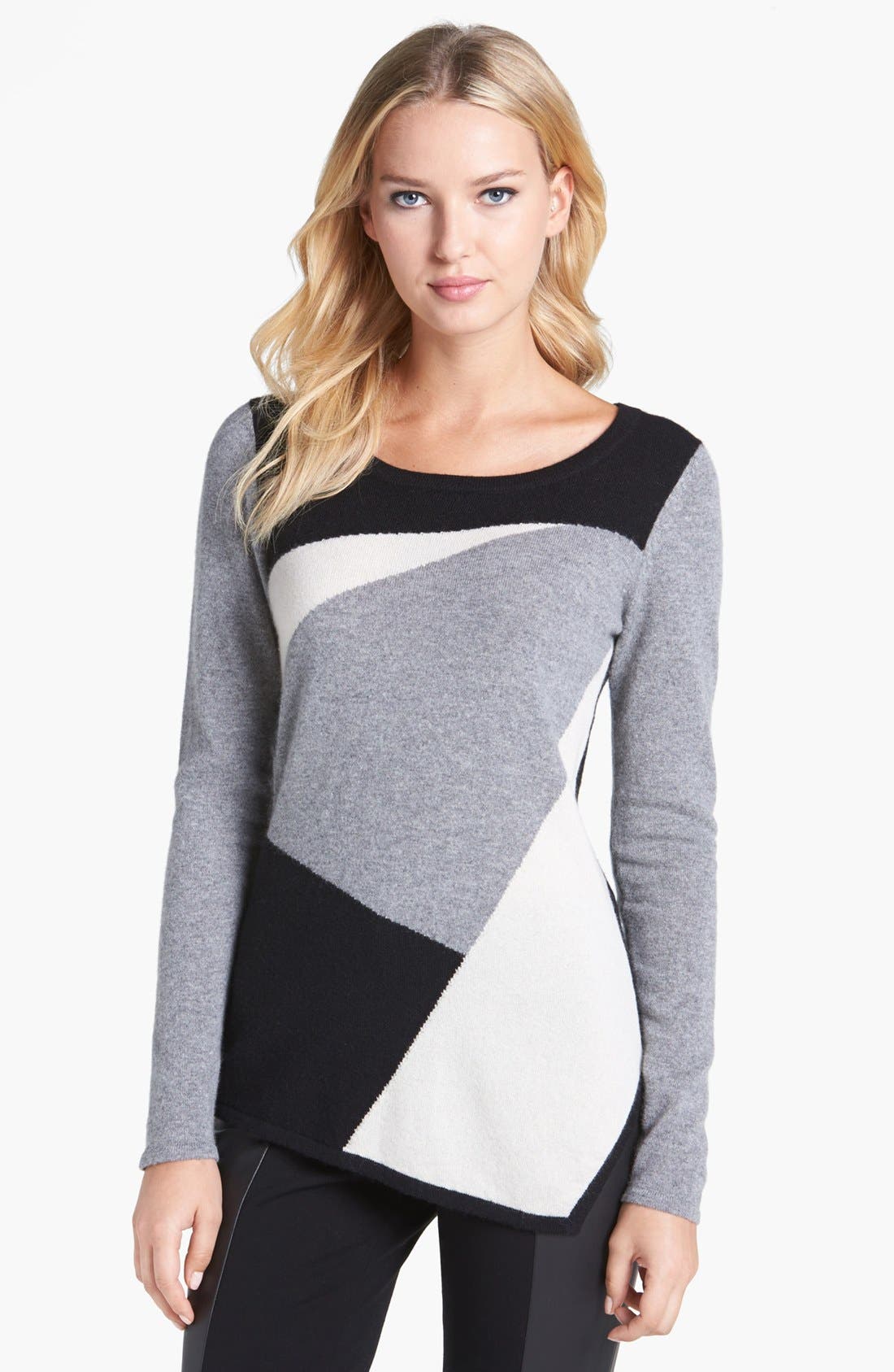 Griffen Asymmetrical Hem Cashmere Sweater Nordstrom