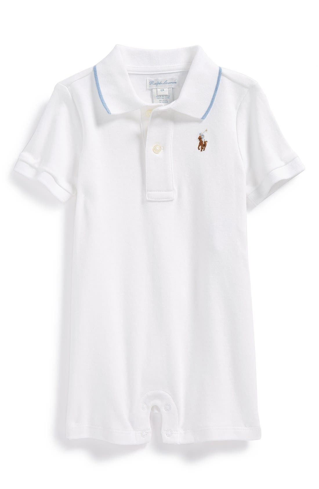 baby boy white ralph lauren t shirt