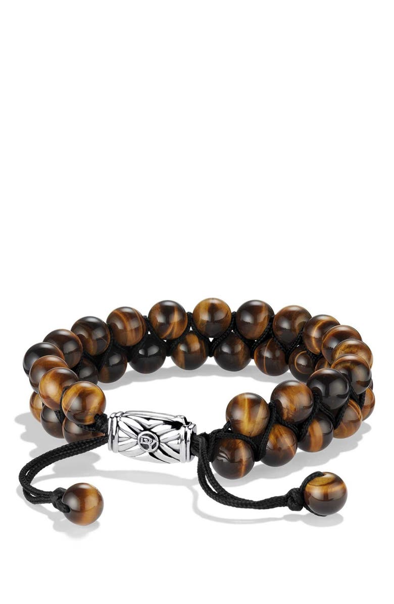 David Yurman 'Spiritual Beads' Two-Row Bracelet with Malachite | Nordstrom