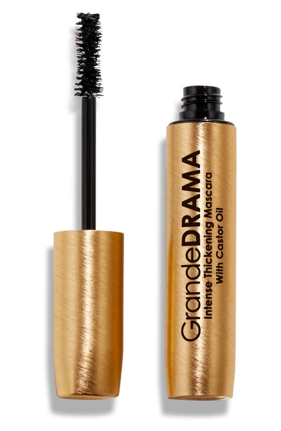 Shop Grande Cosmetics Grandedrama Thickening Mascara With Castor Oil In Black