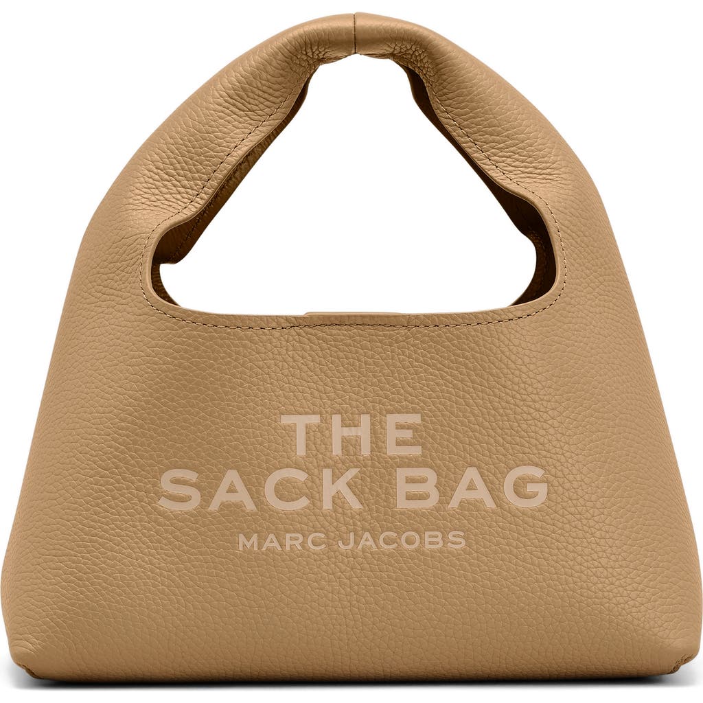 Marc Jacobs The Mini Sack Leather Tote Bag In Brown