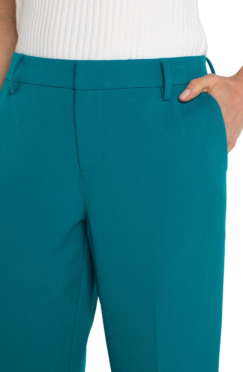 Shop Liverpool Los Angeles Kelsey Stretch Trousers In Brght Emerald