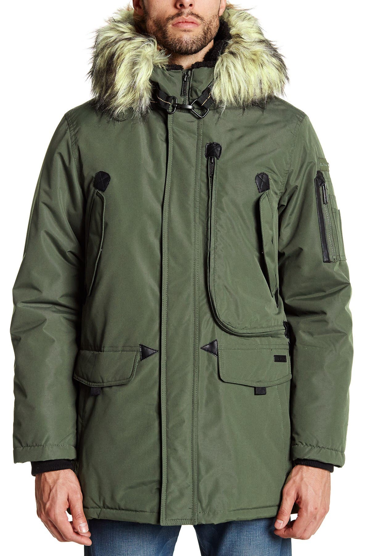 Ben Sherman | Faux Fur Trim Hooded Parka Jacket | Nordstrom Rack