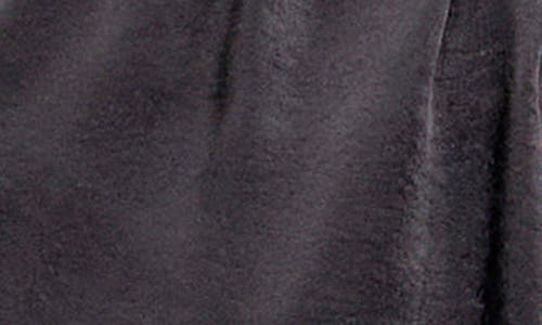Endless Rose Long Sleeve Satin Minidress In Black