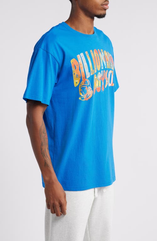 Shop Billionaire Boys Club Arch Cotton Graphic T-shirt In Olympian Blue