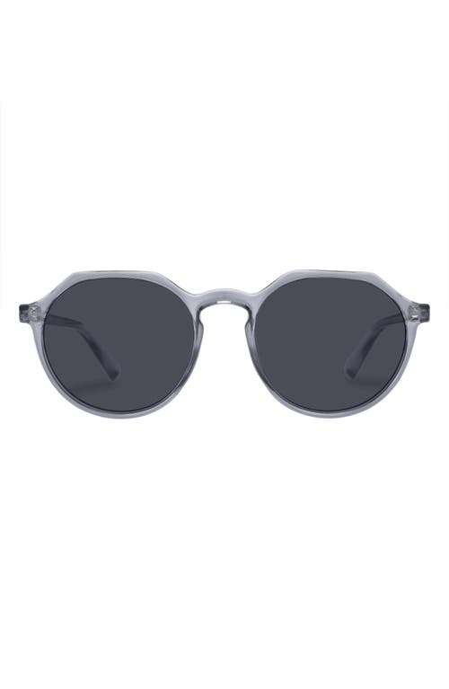 Speed of Night 51mm Round Sunglasses in Pewter