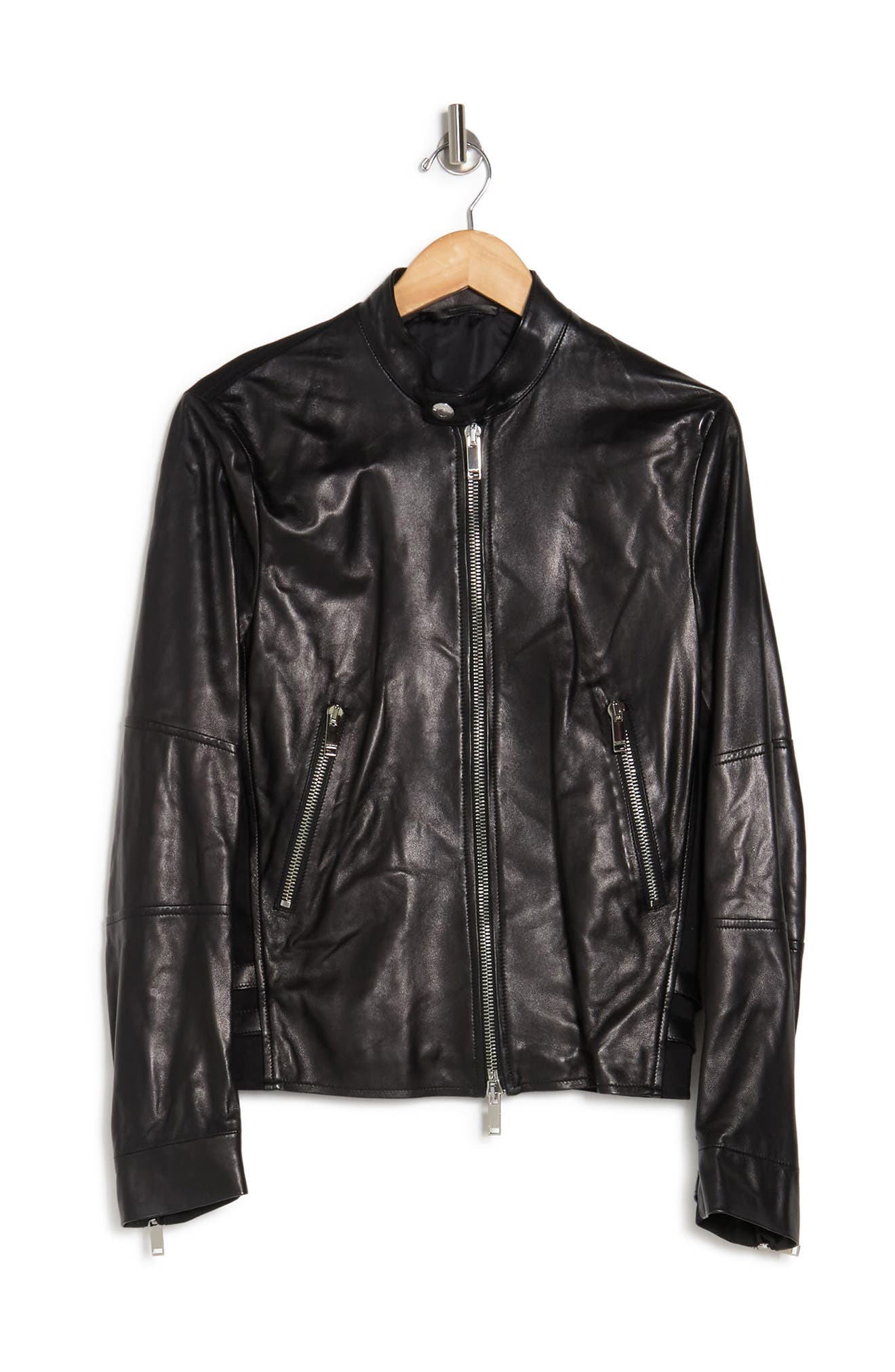 all saints collide leather jacket