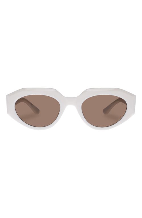 Aphelion 51mm Octagon Sunglasses in Ivory