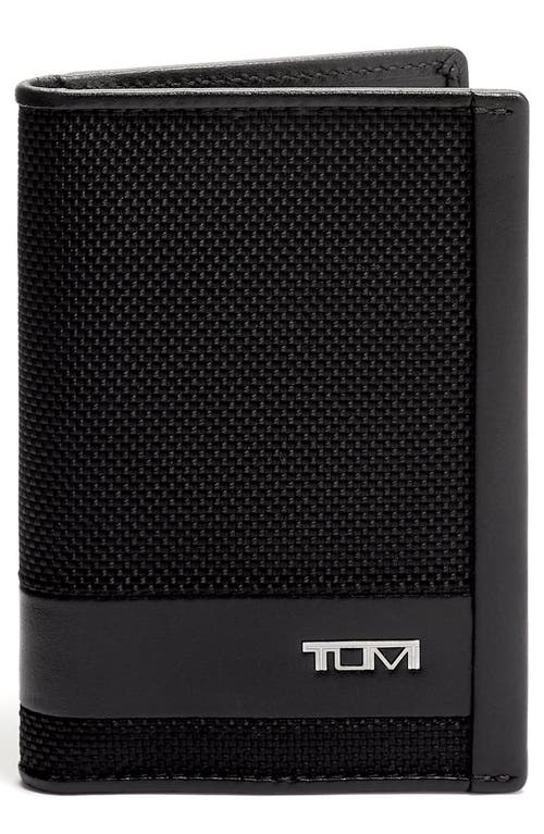 Tumi Multi Window Leather Card Case in Black at Nordstrom