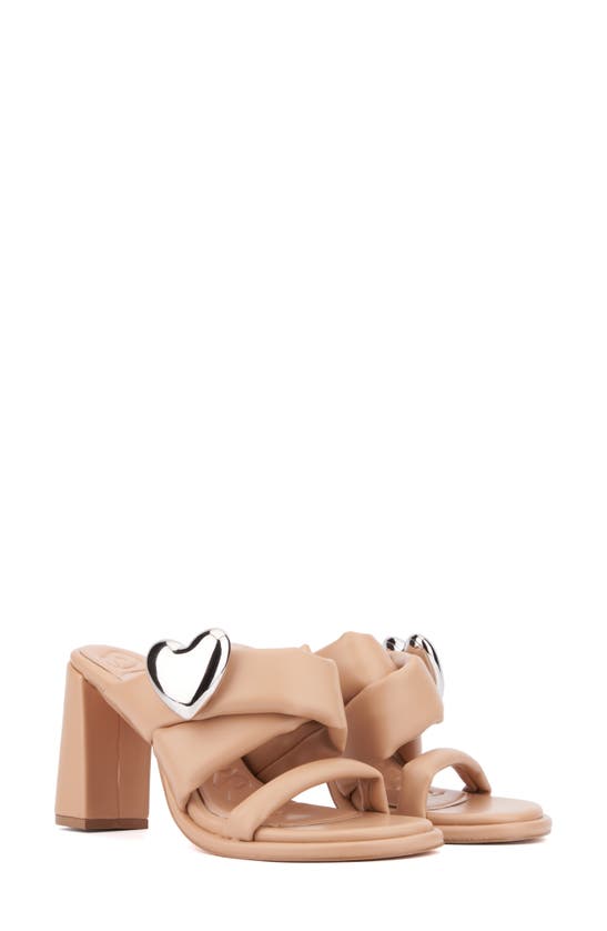 Olivia Miller Lovey Dovey Sandal In Beige
