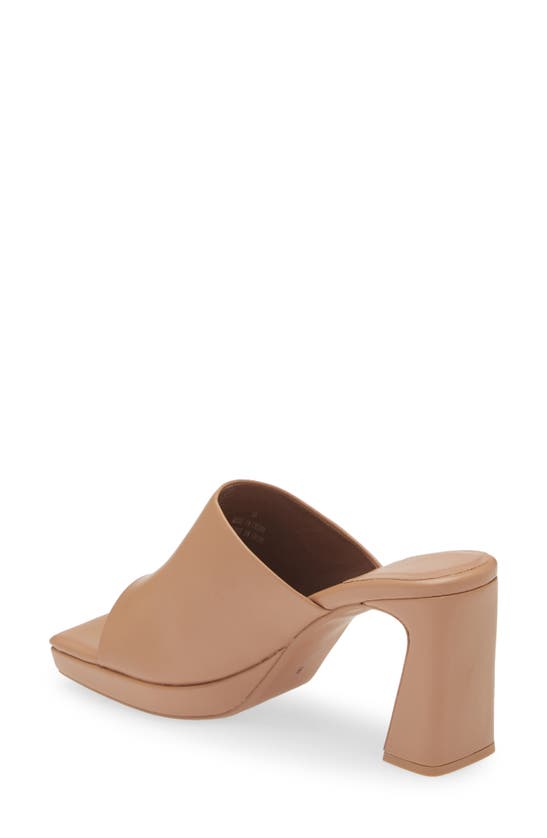 Shop Jeffrey Campbell Caviar Platform Slide Sandal In Dark Beige