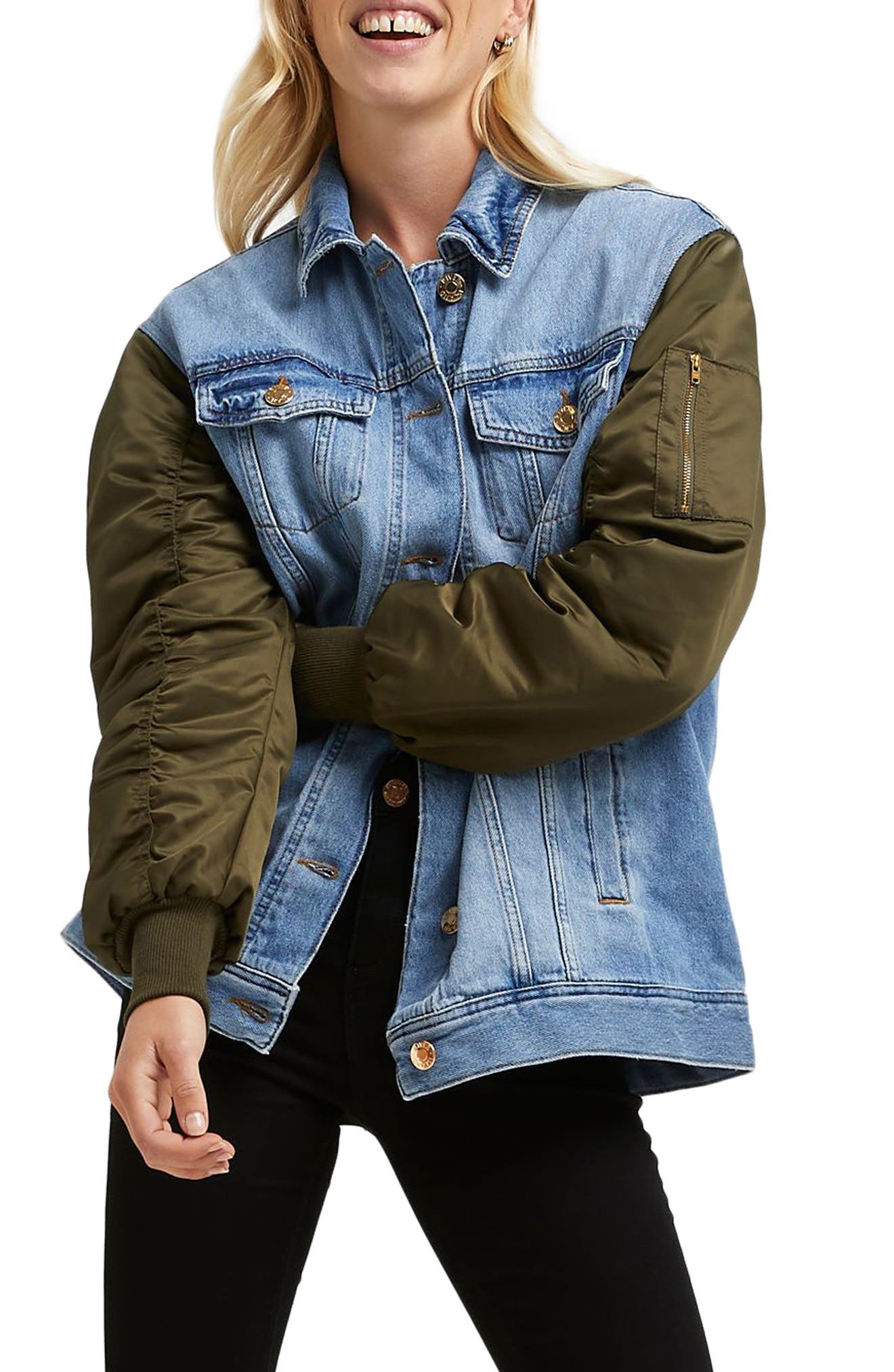 denim jacket bomber