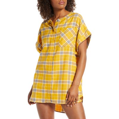 Bp. Flannel Nightshirt, Yellow
