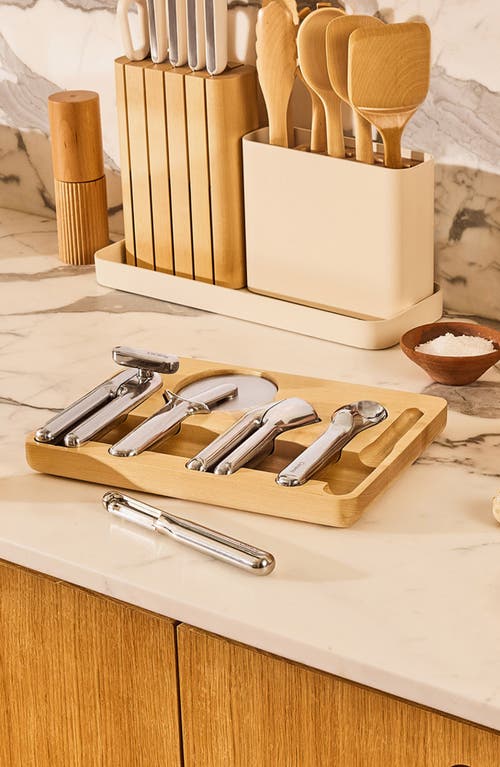 Shop Caraway 6-piece Stainless Steel Kitchen Gadget Set In Silver