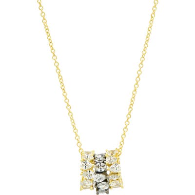 Freida Rothman Double Helix Tri-Ringual Necklace