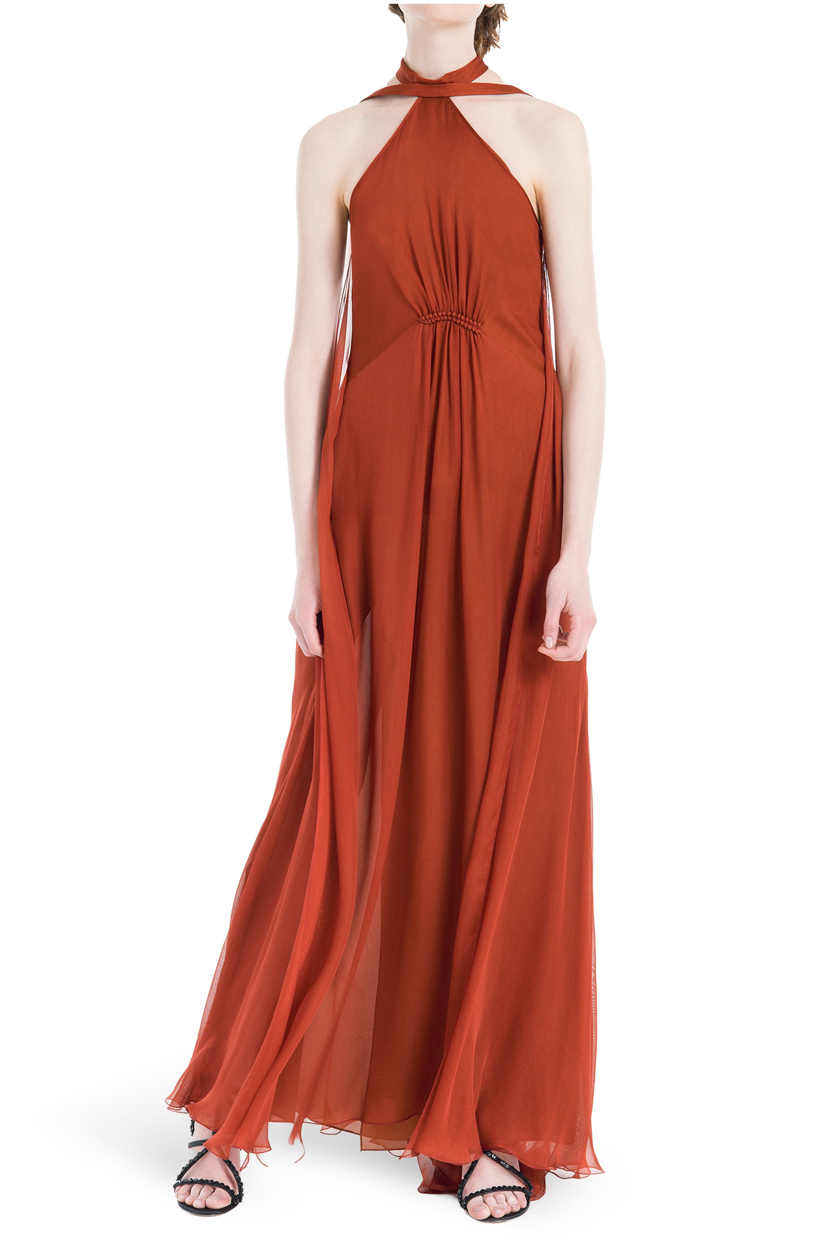 max studio red dress