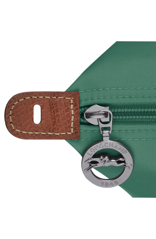 Shop Longchamp 'le Pliage' Overnighter In Sage