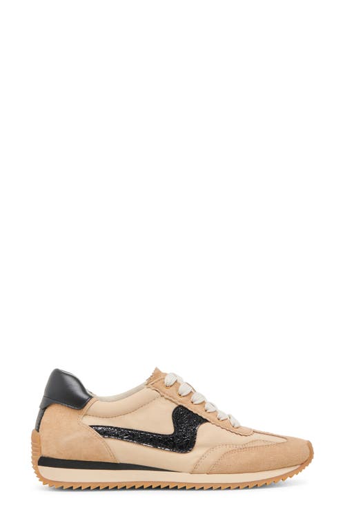 Dolce Vita Women's Notice Adjustable Strap Low Profile Sneakers In Tan Multi Nylon