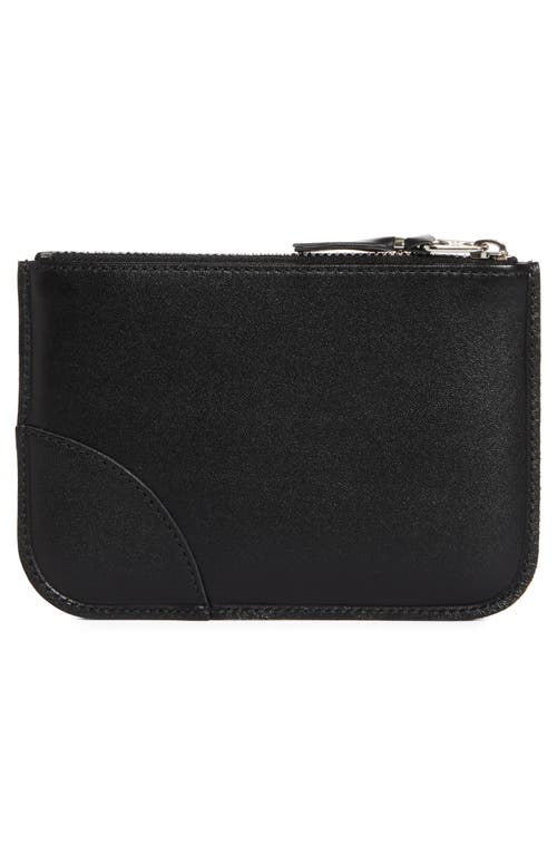 COMME DES GARÇONS COMME DES GARÇONS WALLETS SMALL EYELET LEATHER ZIP POUCH