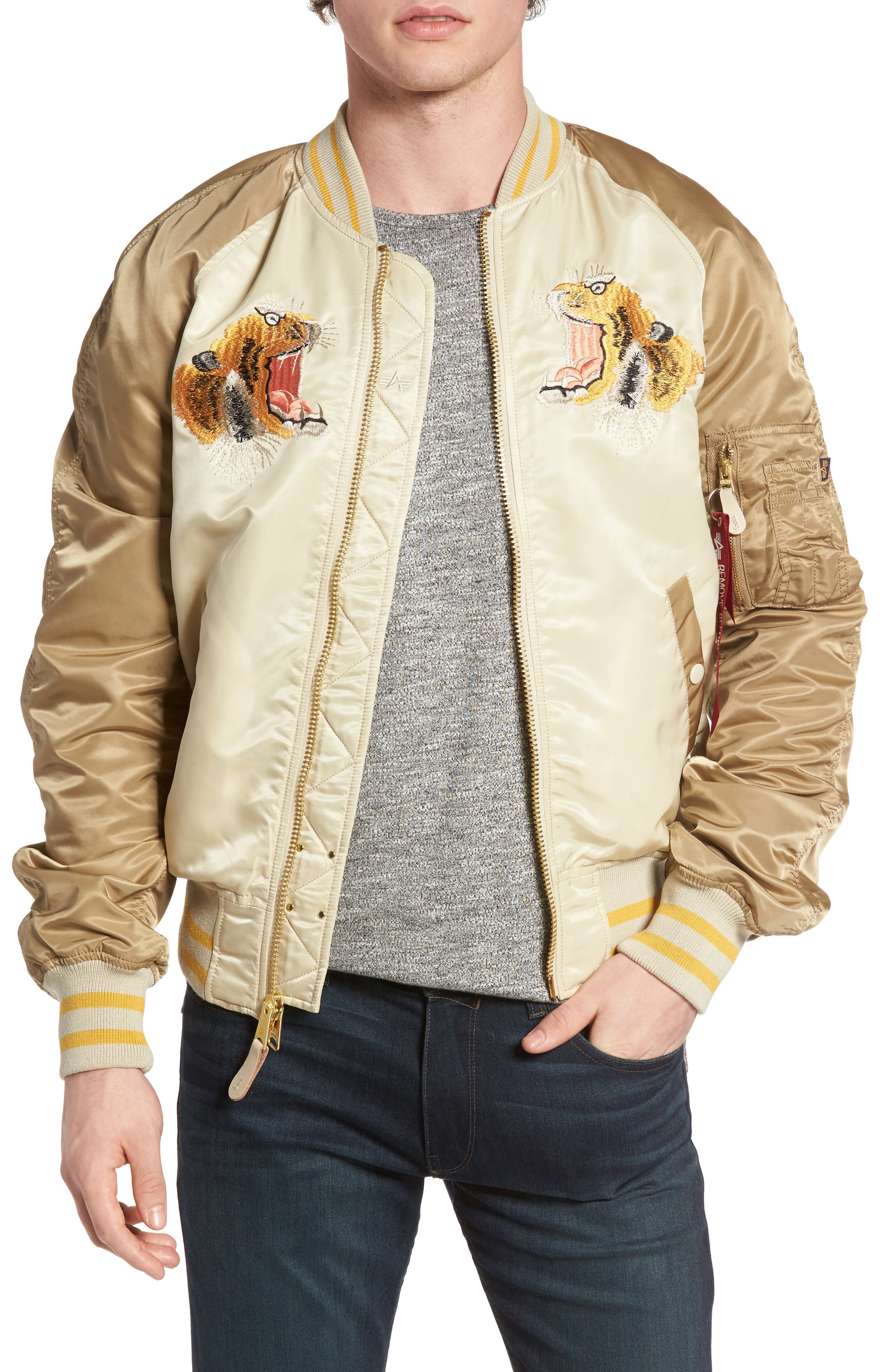 tiger souvenir flight jacket