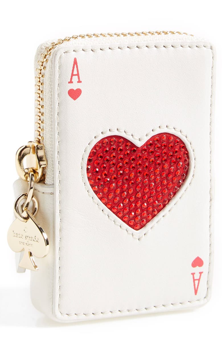 kate spade 'place your bets' card coin purse Nordstrom