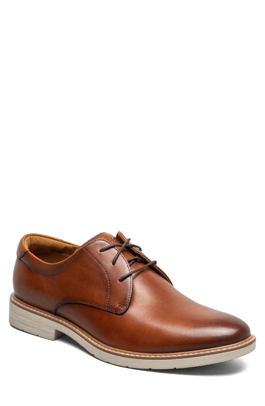 Florsheim Highpoint Plain Toe Derby In Cognac