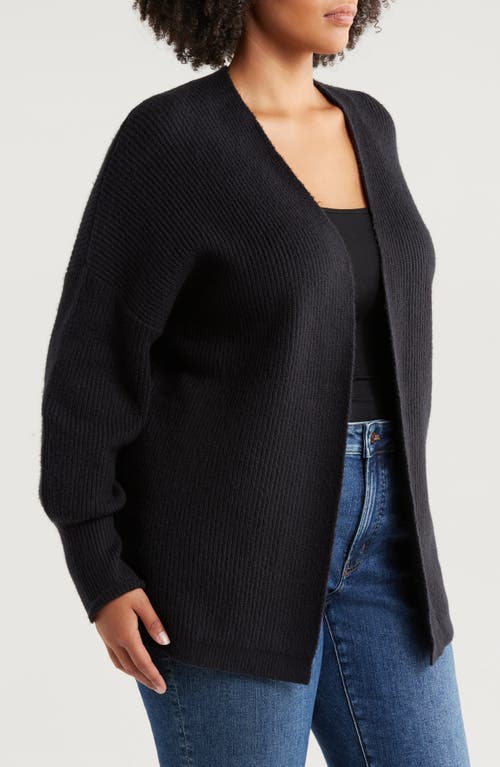 TREASURE & BOND TREASURE & BOND RIB OPEN FRONT CARDIGAN 