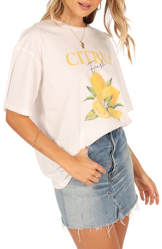 Petal And Pup Womens Citrus Tee In White