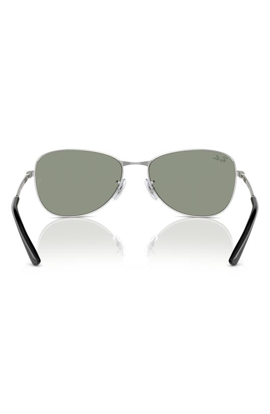 Shop Ray Ban Ray-ban 59mm Pilot Sunglasses In Silver